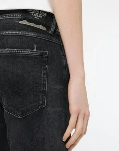 Homme Replay Jeans^Jean Broken Edge gris foncé