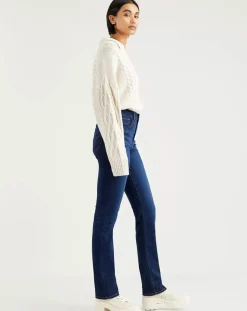 Femme Levi's® Jeans^Jean righ rise straight 724 bleu