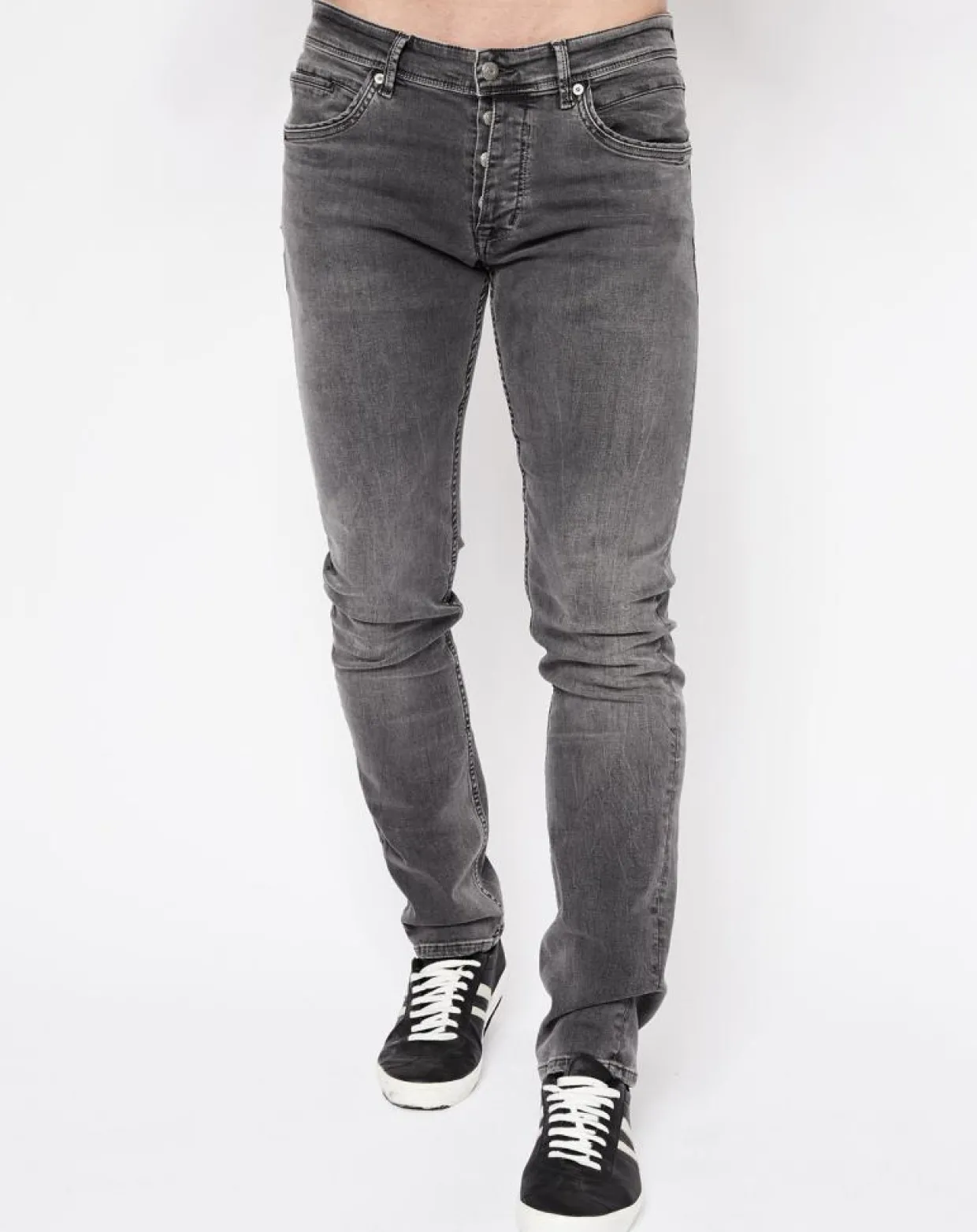 Homme Teddy Smith Jeans^Jean Running Reg gris