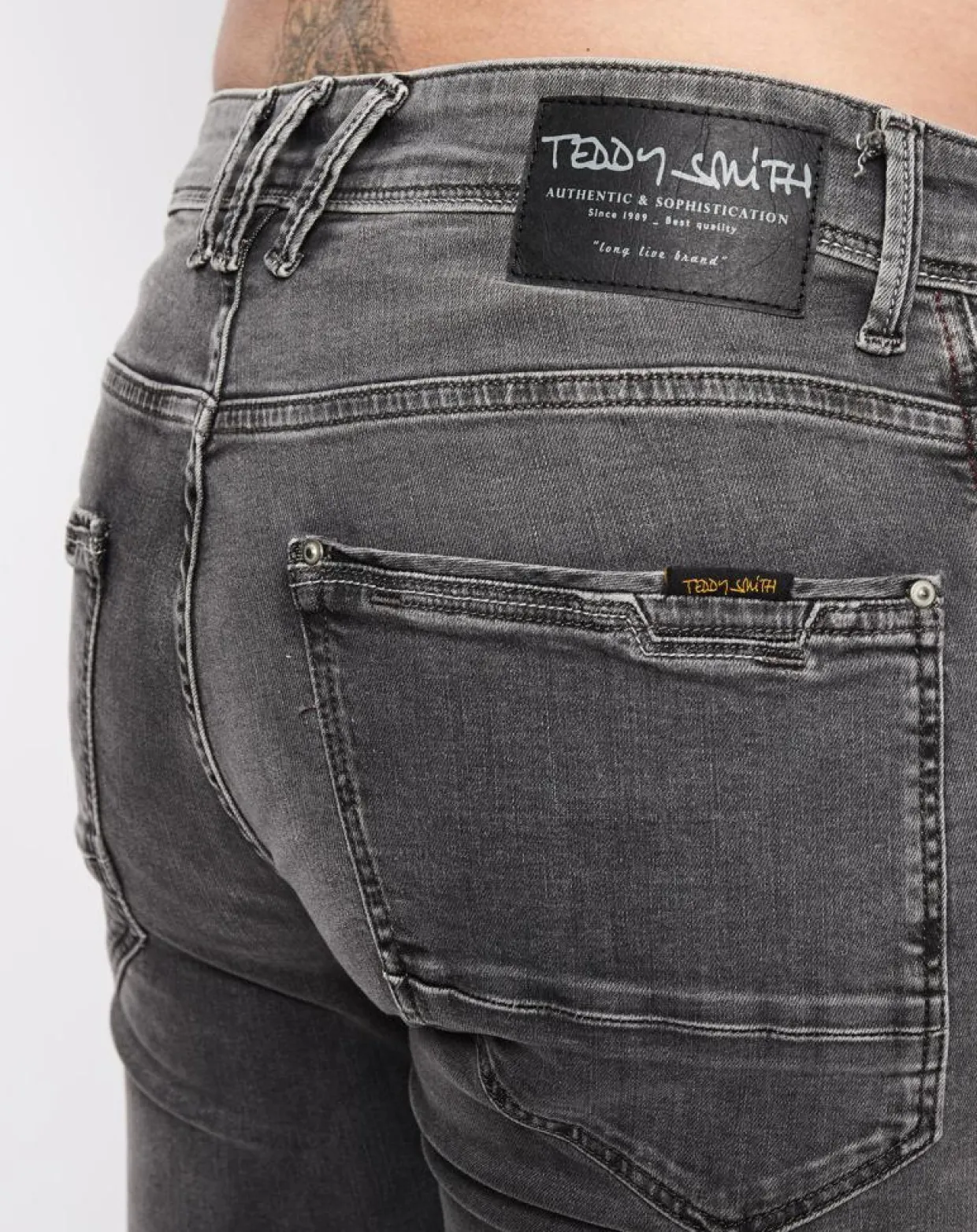 Homme Teddy Smith Jeans^Jean Running Reg gris