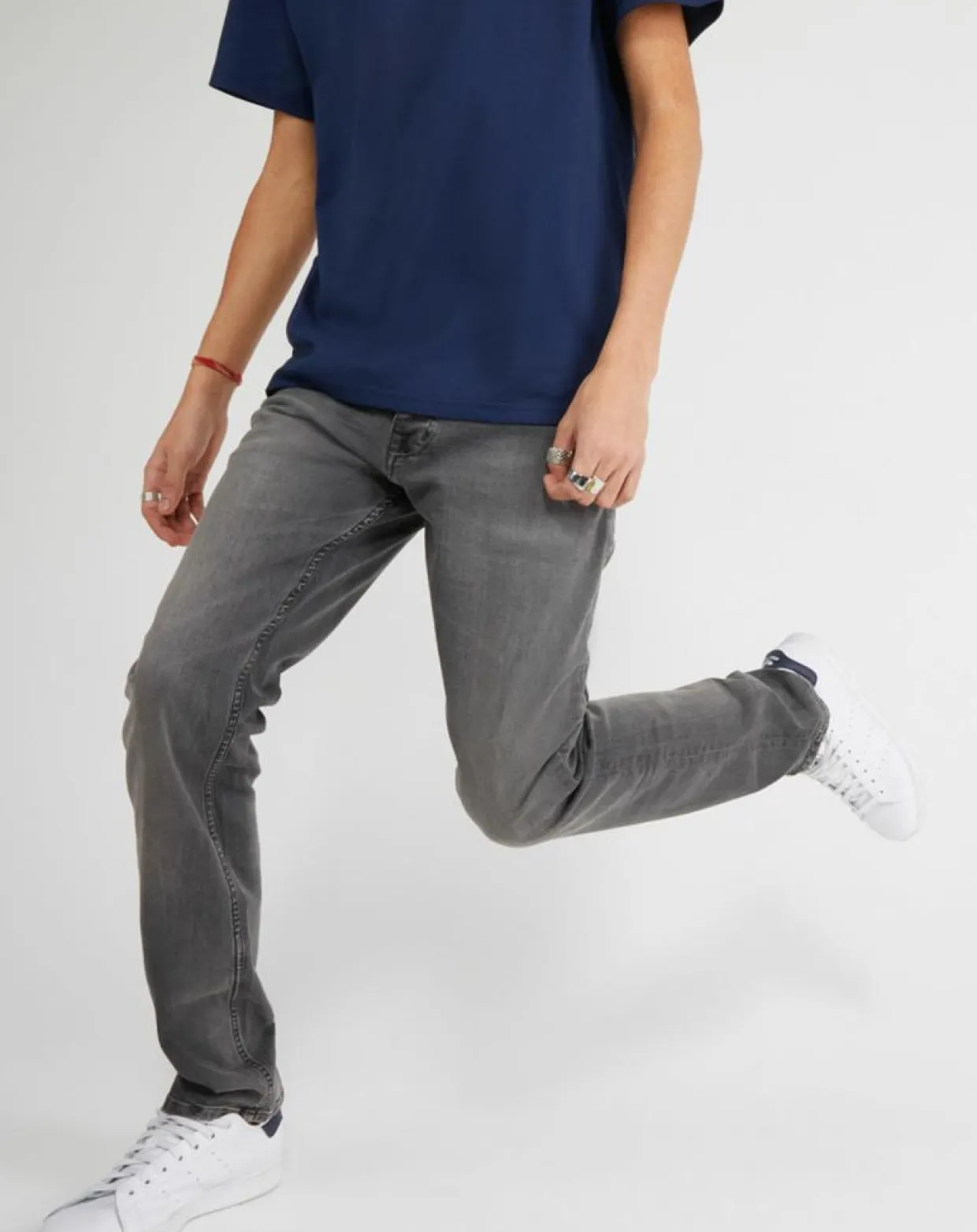 Homme Teddy Smith Jeans^Jean Running Reg gris