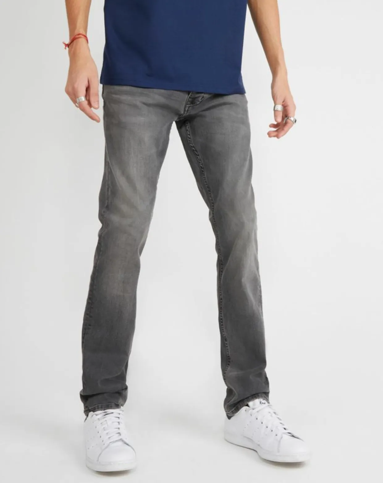 Homme Teddy Smith Jeans^Jean Running Reg gris
