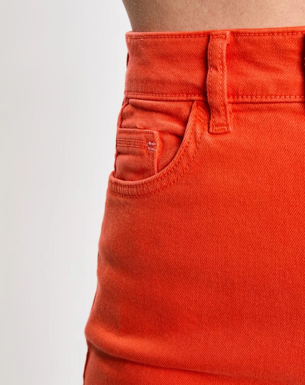 Jean 80's bord franc orange vif-Esprit