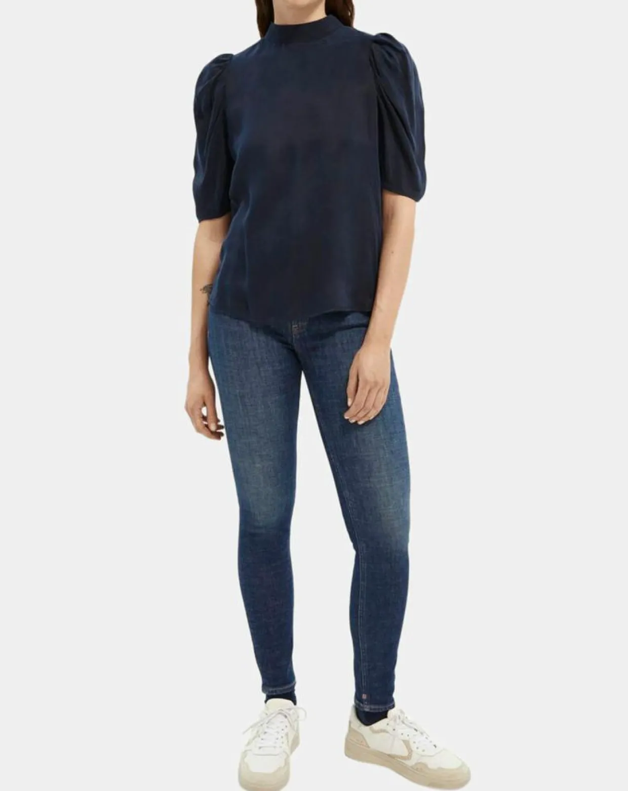 Jean Skinny Bohemienne Tr bleu foncé-Scotch & Soda Best