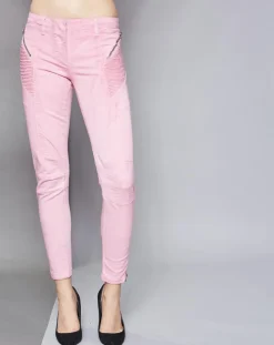 Jean Skinny délavé rose-Pierre Balmain New