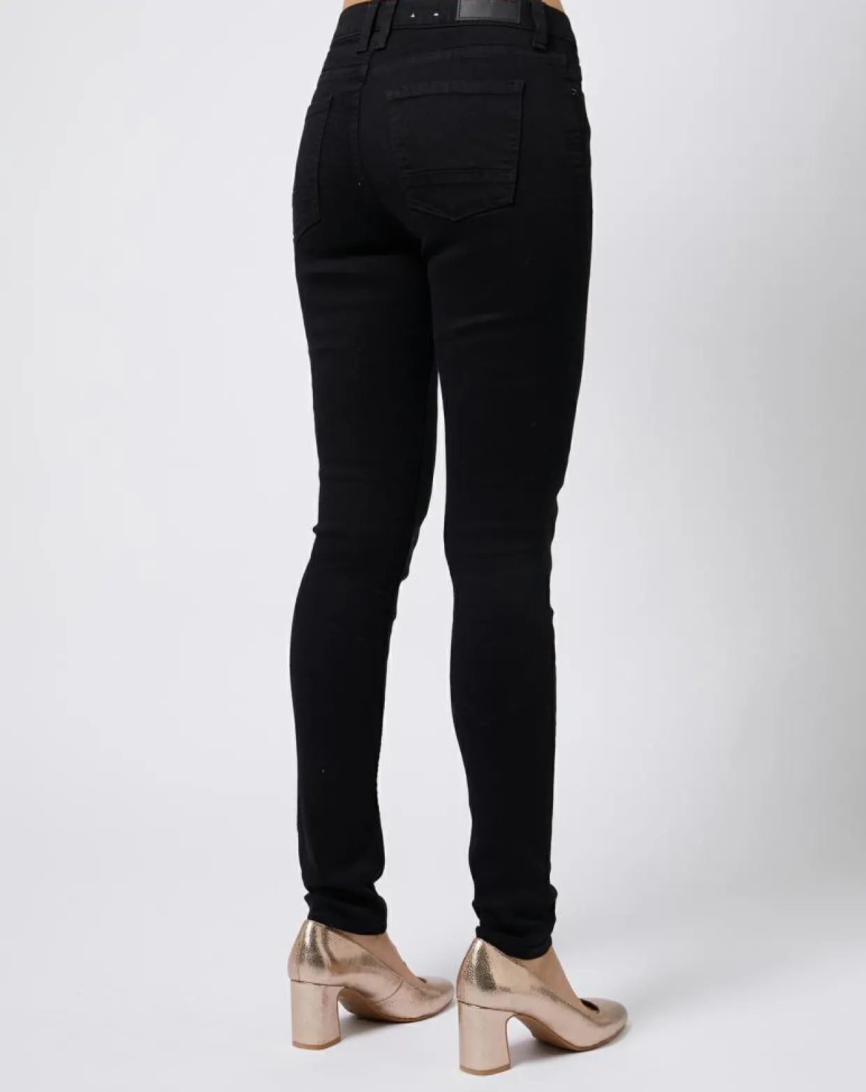 Femme Esprit Jeans^Jean Skinny en coton mélangé à teneur en stretch confortable noir
