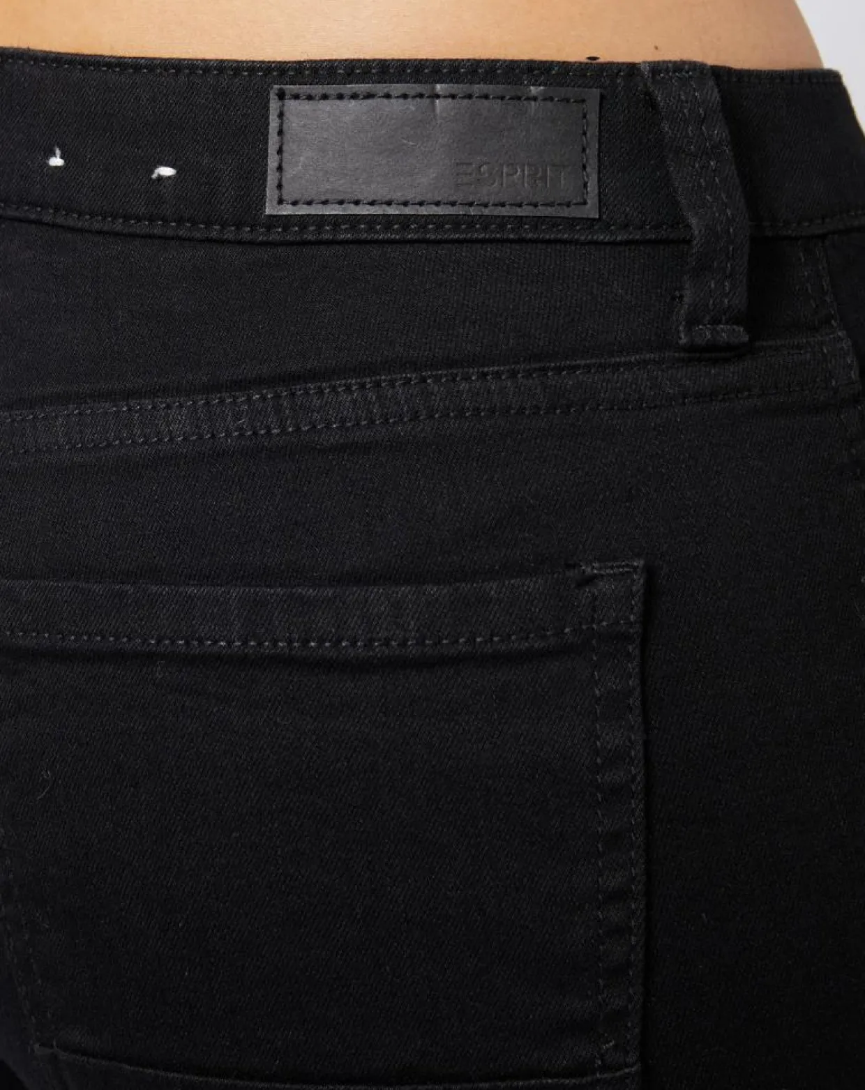 Femme Esprit Jeans^Jean Skinny en coton mélangé à teneur en stretch confortable noir