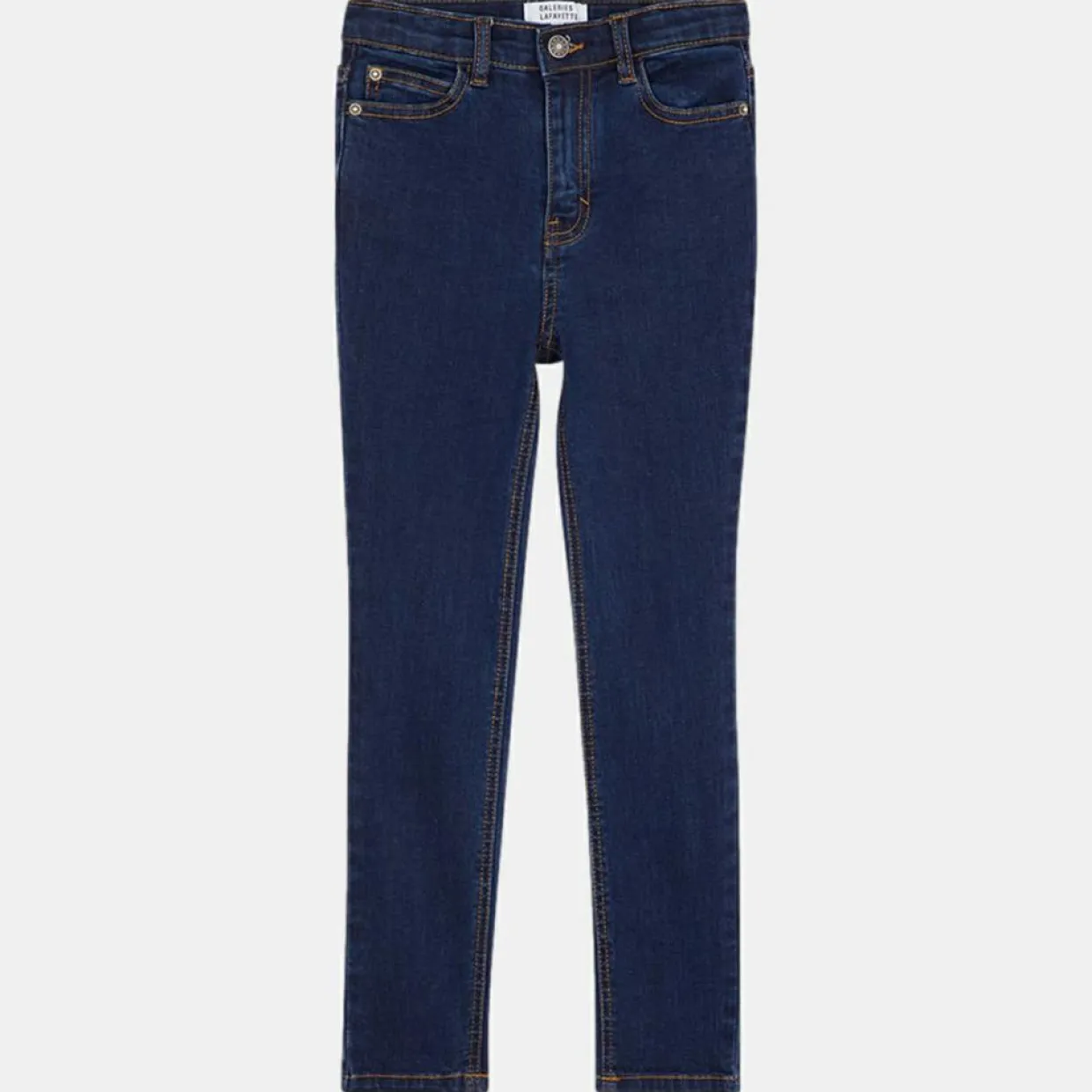 Enfant Galeries Lafayette & Kids Fille^Jean Skinny en Coton taille haute Dora bleu