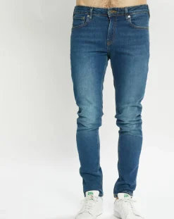 Homme Scotch & Soda Jeans^Jean Skinny Fit en Coton Bio mélangé bleu