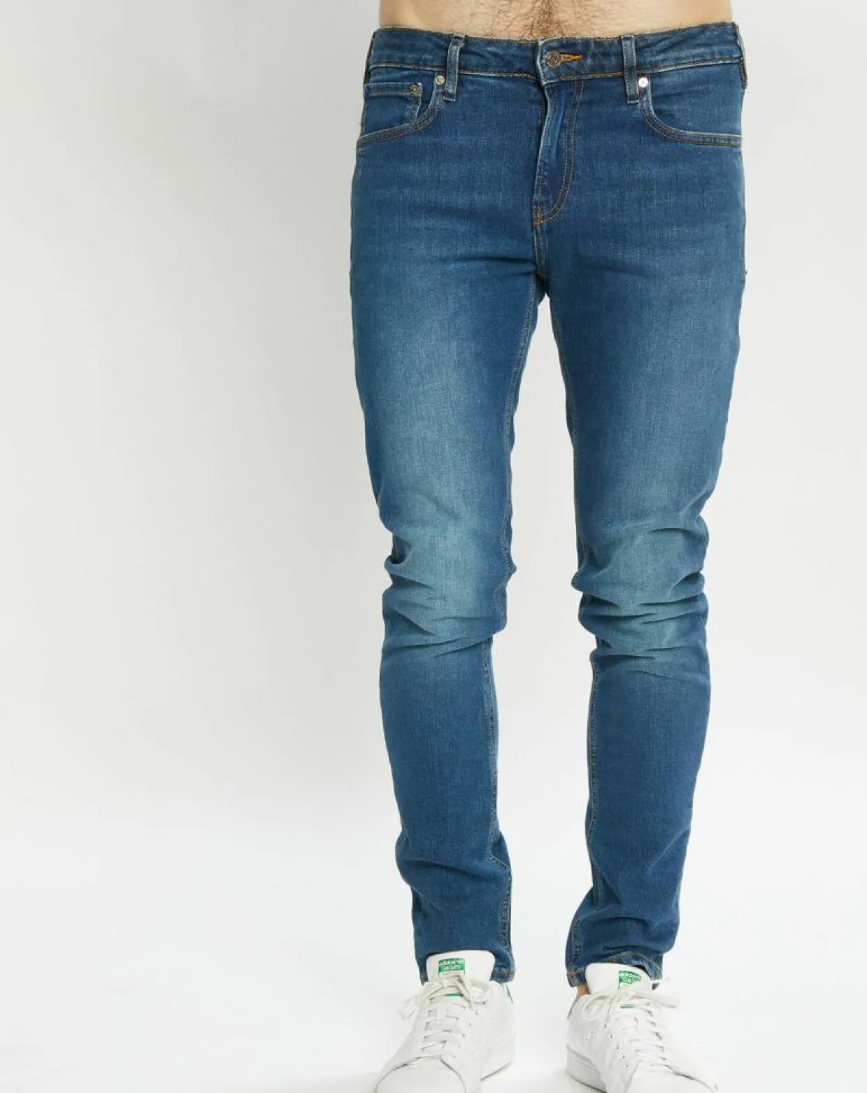 Homme Scotch & Soda Jeans^Jean Skinny Fit en Coton Bio mélangé bleu