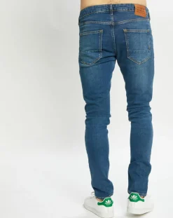 Homme Scotch & Soda Jeans^Jean Skinny Fit en Coton Bio mélangé bleu