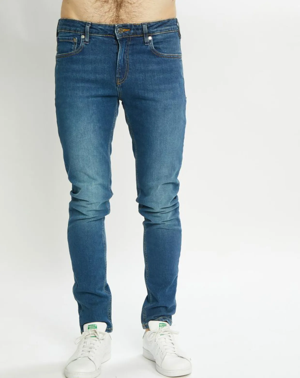 Homme Scotch & Soda Jeans^Jean Skinny Fit en Coton Bio mélangé bleu