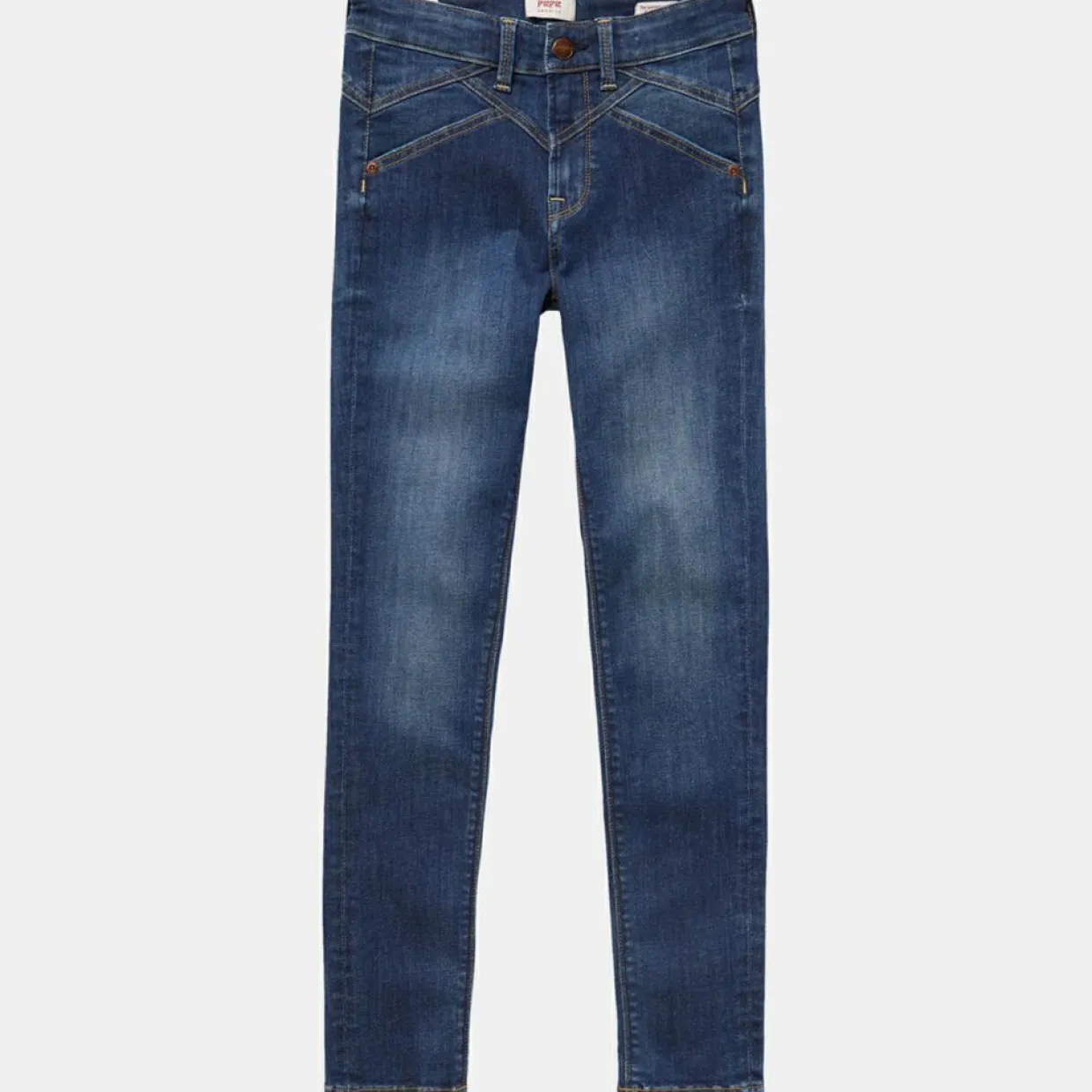 Jean Skinny Pixlette délavé bleu-Pepe Jeans Discount
