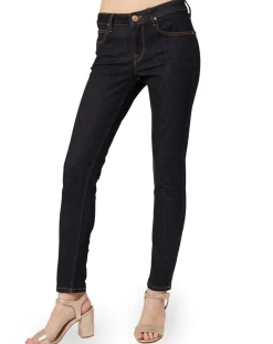 Jean skinny Scarlett One Wash bleu foncé-Lee Discount