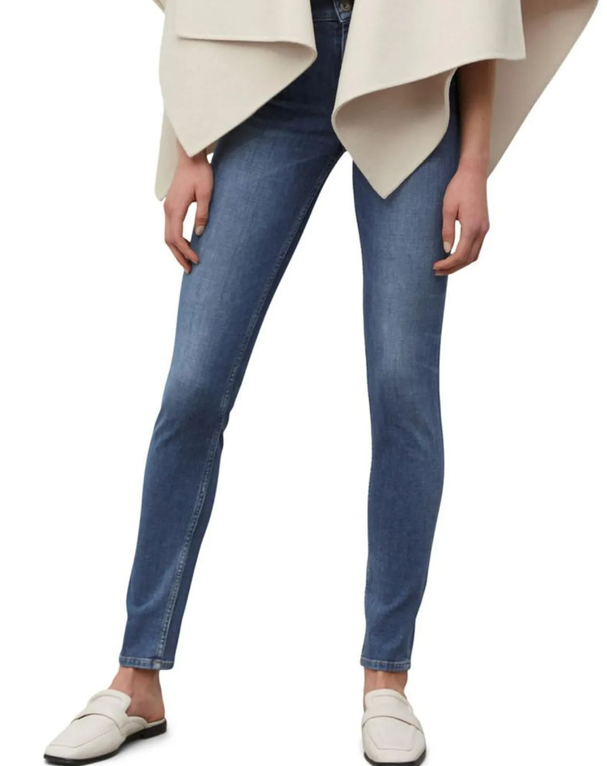 Femme Marc O'Polo Jeans^Jean Skinny Taille haute bleu moyen