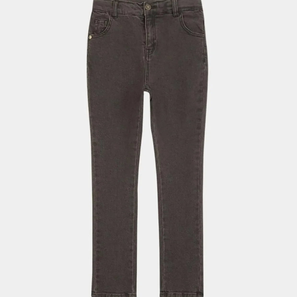 Jean skinny Tarra en Coton bio stretch gris-Galeries Lafayette & Kids