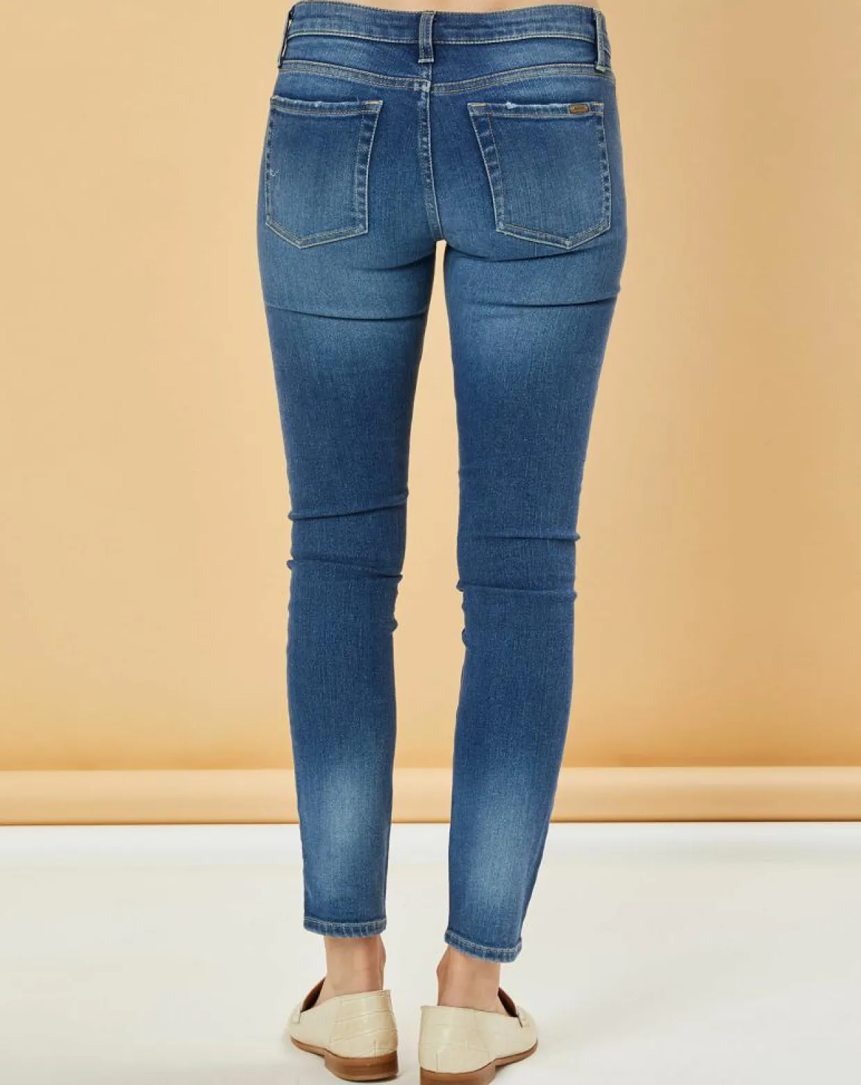 Jean slim 7/8 Scarlett worn-Acquaverde Sale