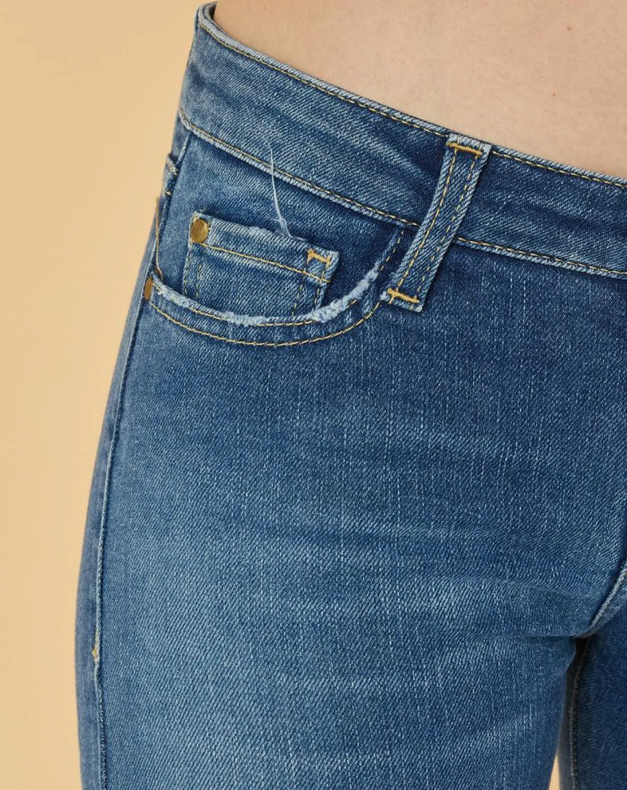 Jean slim 7/8 Scarlett worn-Acquaverde Sale