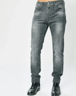 Jean Slim Darko Used noir délavé-Kaporal 5 Discount