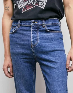Jean Slim délavé bleu denim-The Kooples