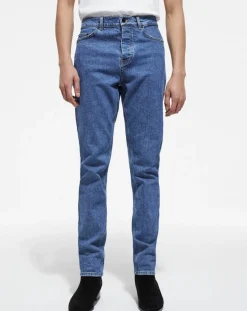 Jean Slim délavé bleu denim-The Kooples