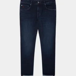 Jean Slim Fit Power Flex bleu moyen-Hackett London Discount