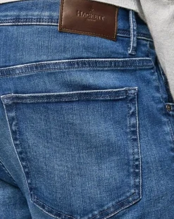 Jean Slim Fit Wash Flex bleu moyen-Hackett London Online