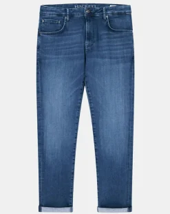 Jean Slim Fit Wash Flex bleu moyen-Hackett London Online