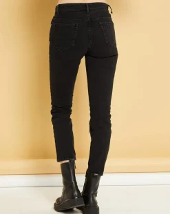 Femme Acquaverde Jeans^Jean slim Natural Arizona black stone