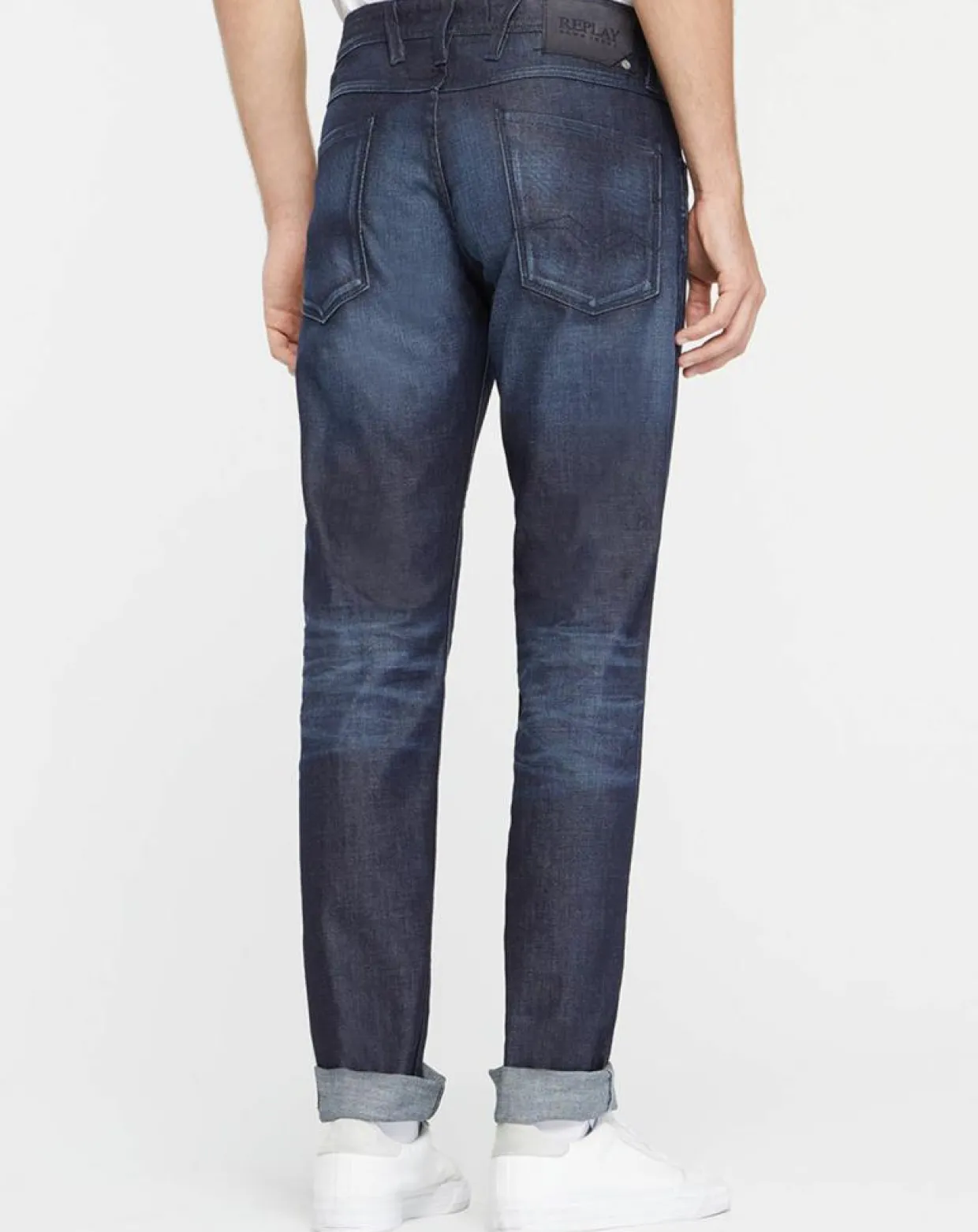 Homme Replay Jeans^Jean Slim Pure Denim Anbass bleu foncé