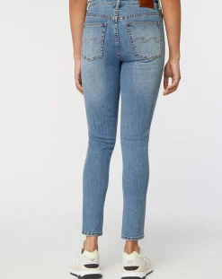 Femme Billabong Jeans^Jean Slim Shoreline bleu moyen