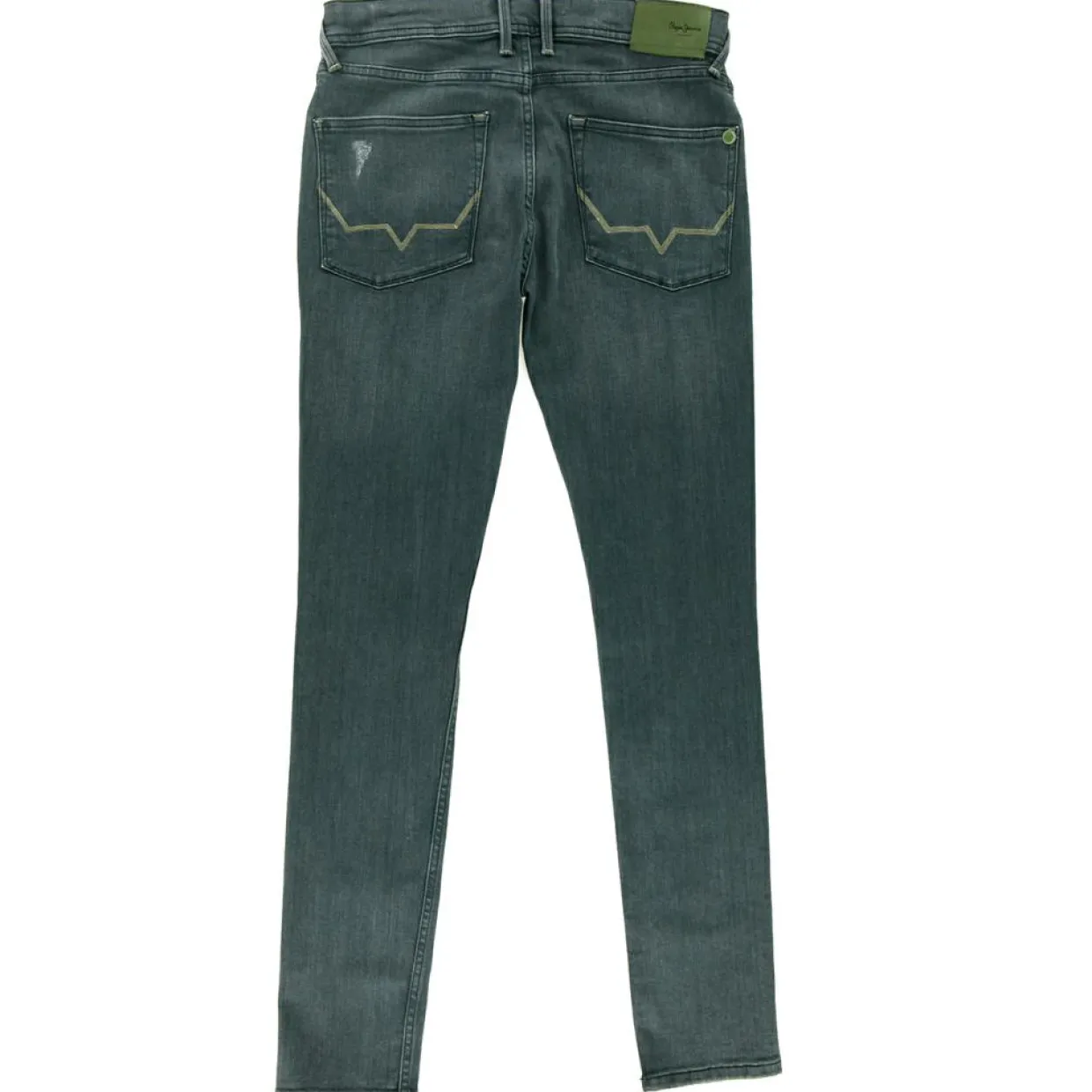 Jean Slim taille basse Finly gris foncé-Pepe Jeans