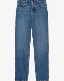 Homme The Kooples Jeans^Jean Straight delavé bleu denim