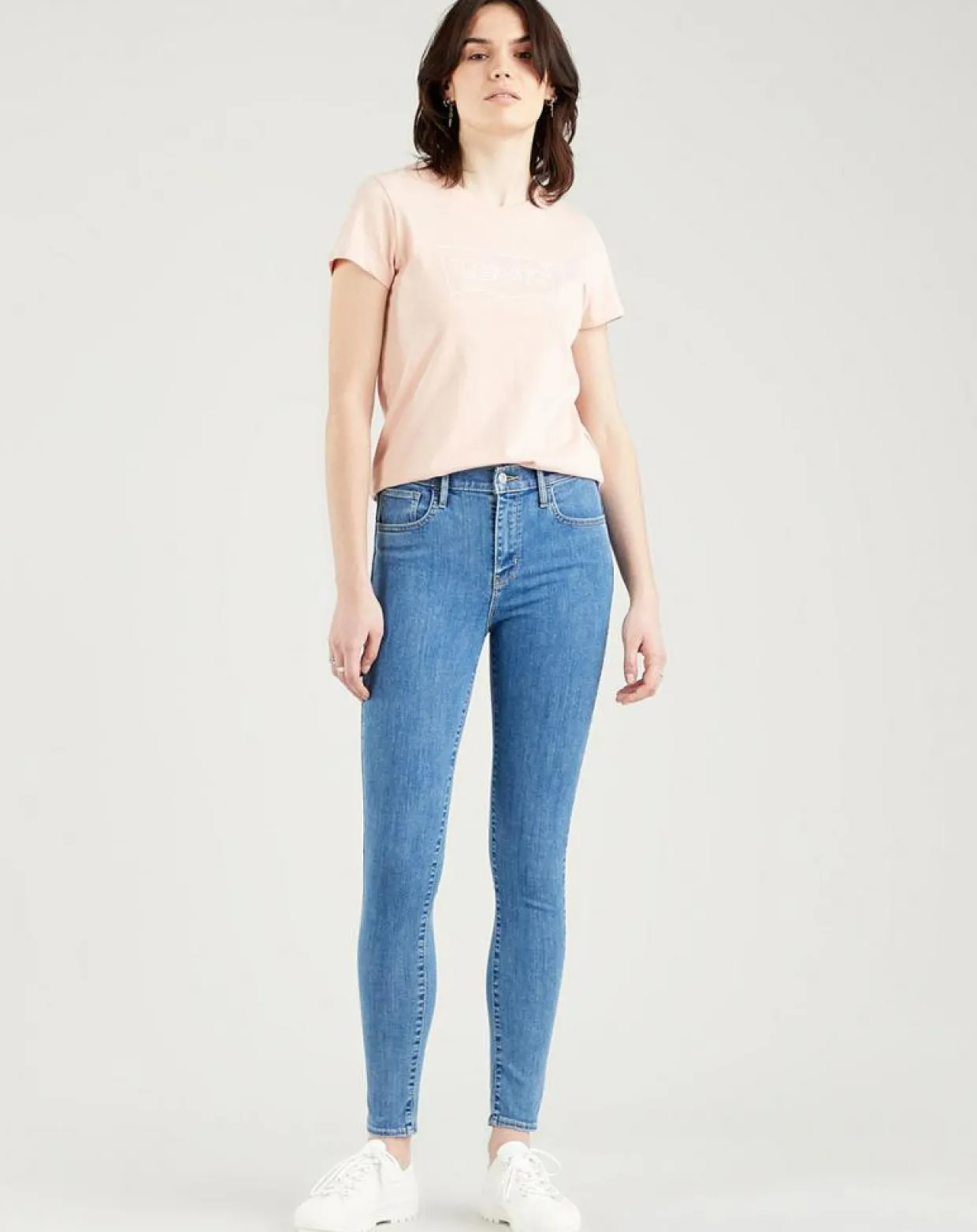 Jean super skinny 720 Hirise Galaxy bleu moyen-Levi's®