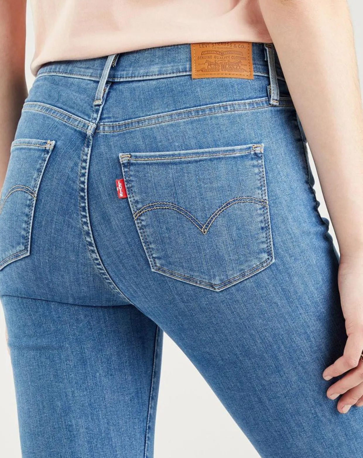 Jean super skinny 720 Hirise Galaxy bleu moyen-Levi's®
