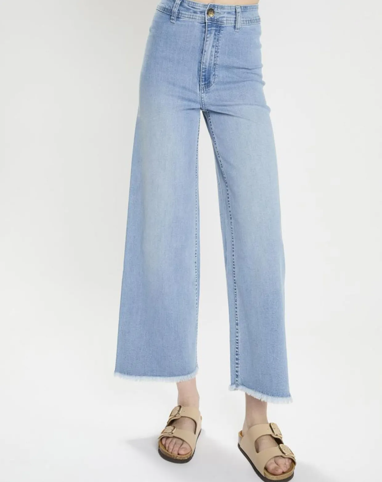 Femme Billabong Jeans^Jean taille haute 7/8 effilé bleu clair