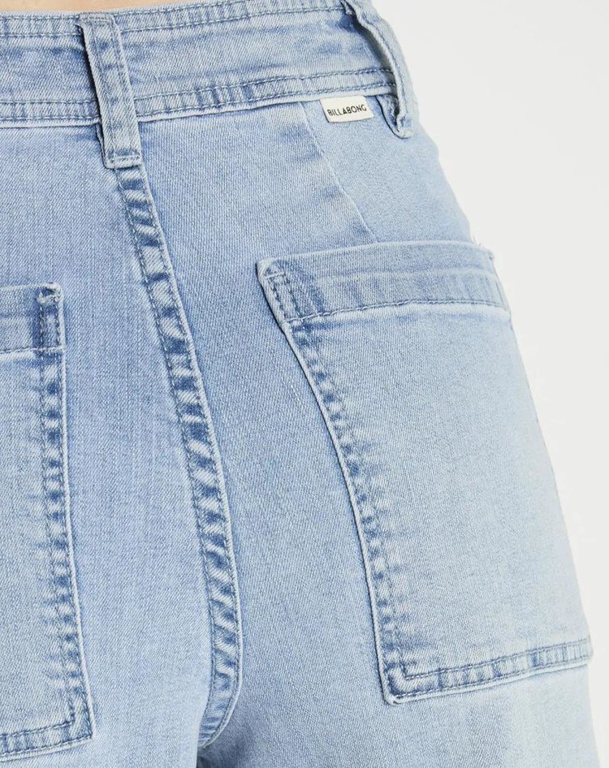 Femme Billabong Jeans^Jean taille haute 7/8 effilé bleu clair