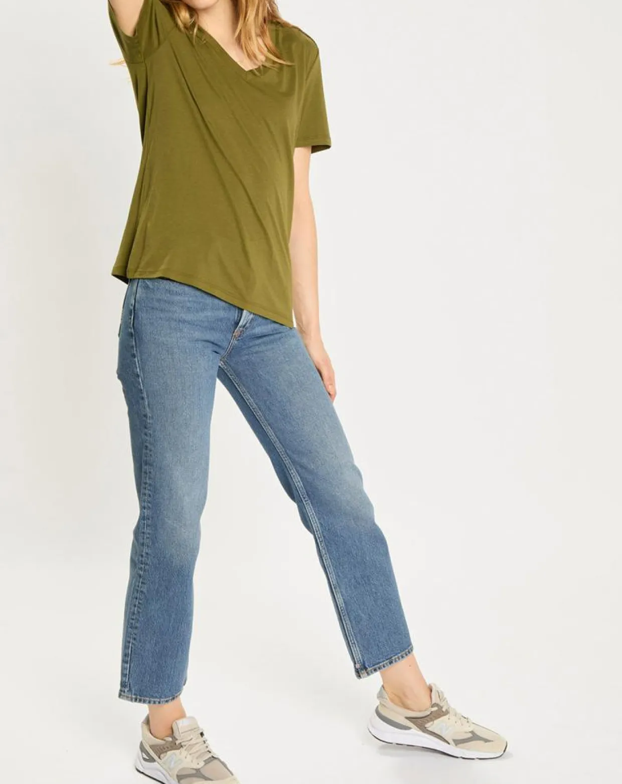 Jean Taille haute Droit The Sky bleu moyen-Scotch & Soda