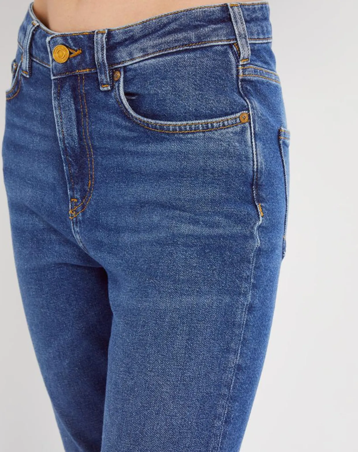 Jean Taille haute Droit The Sky bleu moyen-Scotch & Soda