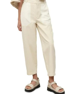 Femme Marc O'Polo Jeans^Jean Taille haute Oversize Patch blanc