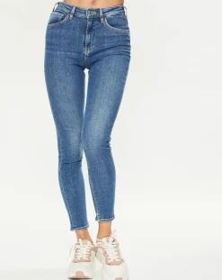 Jean taille haute Skinny bleu-Scotch & Soda Clearance