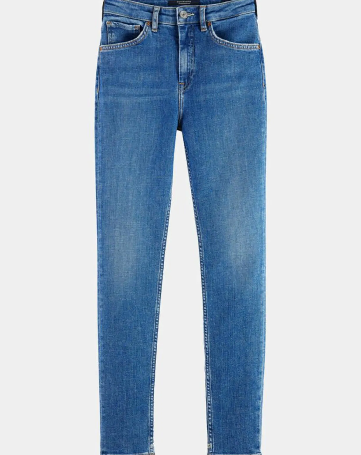 Jean taille haute Skinny bleu-Scotch & Soda Clearance