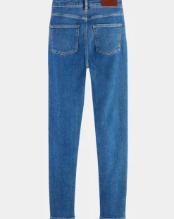 Jean taille haute Skinny bleu-Scotch & Soda Clearance