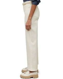 Jean taille haute Wideleg blanc-Marc O'Polo Outlet