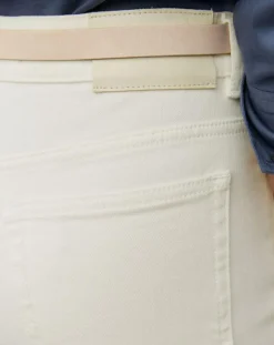 Jean taille haute Wideleg blanc-Marc O'Polo Outlet