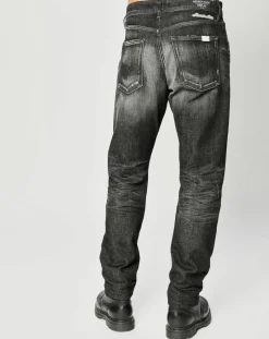 Homme Replay Jeans^Jean Tapered Tinmar noir délavé