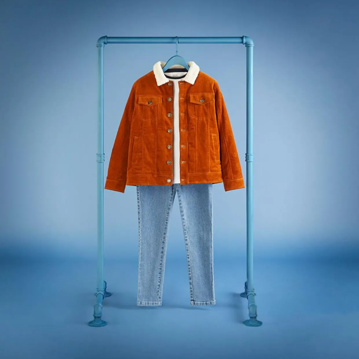 Enfant Galeries Lafayette & Kids Garçon^Jean très ajusté Loucas en Coton stretch bleu