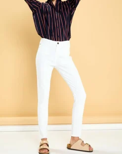 Jean Twiggy blanc-Acquaverde Online