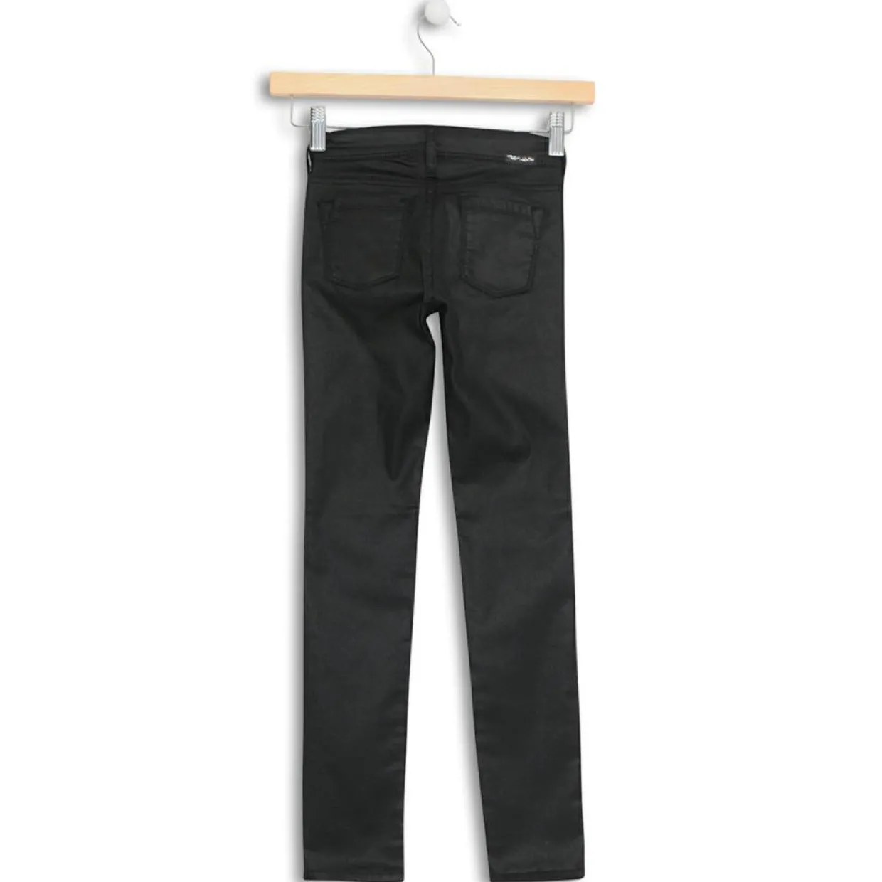 Enfant Teddy Smith Fille^Jean Waxe en Toile de Coton noir