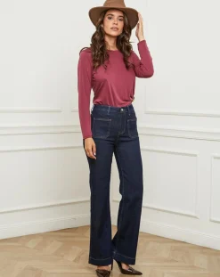 Jeans Adele bleu-L'Armoire de Suzette